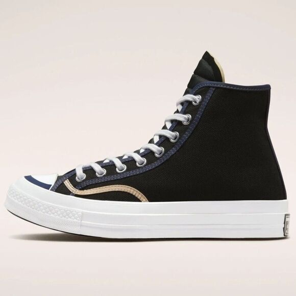 Converse Chuck 70 Varsity High Black Recycled Canvas M 6.5 W 8.5 - Picture 12 of 14
